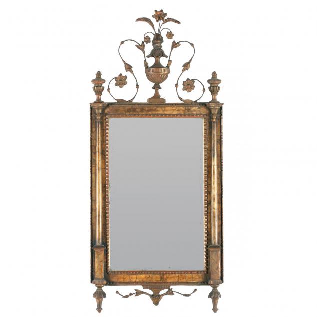 neoclassical-continental-paint-decorated-wall-mirror