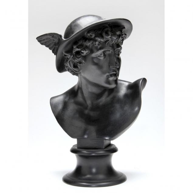 a-wedgwood-black-basalt-bust-of-mercury