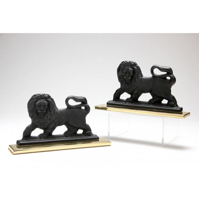 pair-of-baldwin-iron-and-brass-lion-form-doorstops