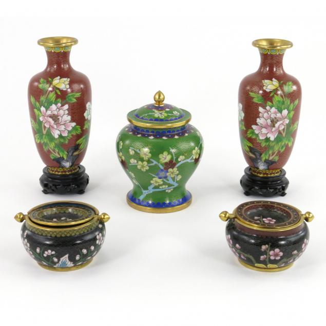 five-cloisonne-items