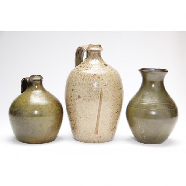 three-pieces-of-jugtown-pottery