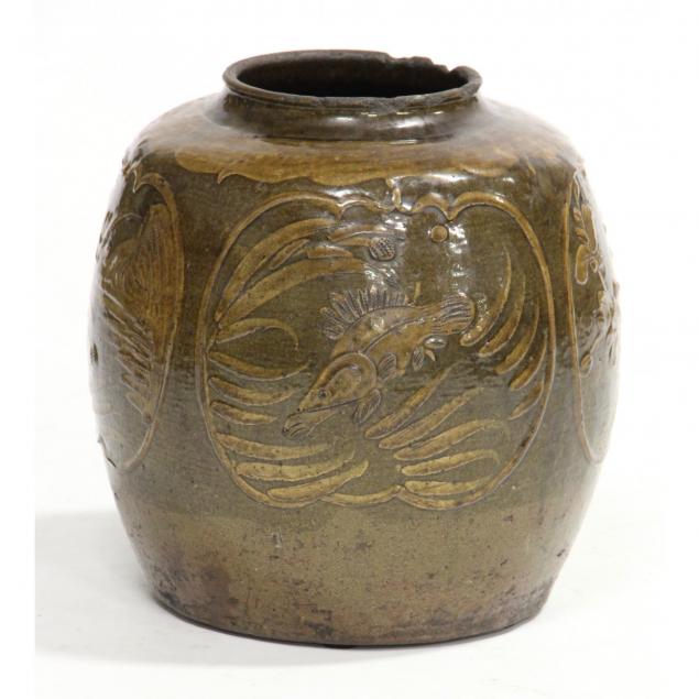 asian-slip-glaze-decorated-pottery-jar