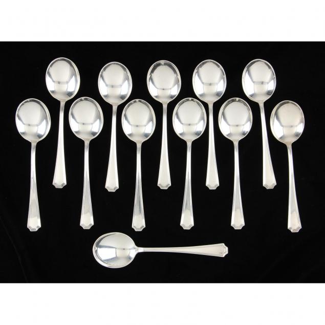 set-of-12-gorham-fairfax-sterling-silver-cream-soup-spoons