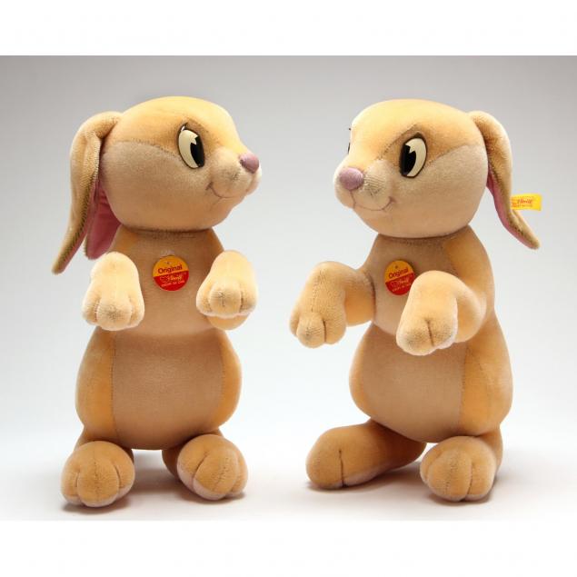 a-pair-of-life-size-steiff-rabbits-standing