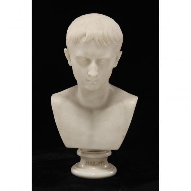 marble-bust-of-the-emperor-augustus-after-the-antique