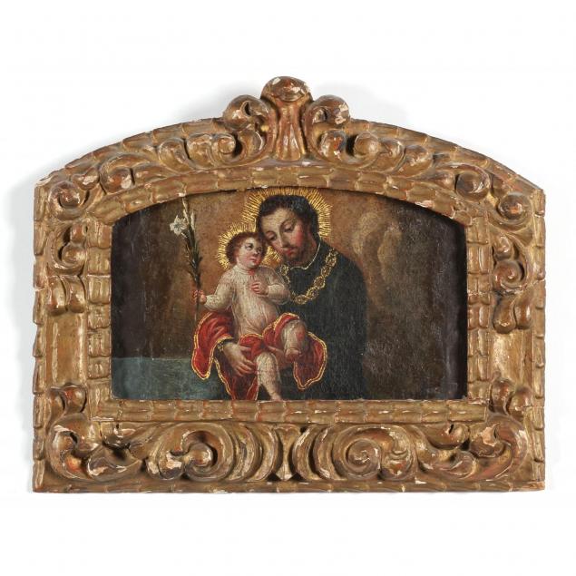 painting-of-st-joseph-holding-the-christ-child