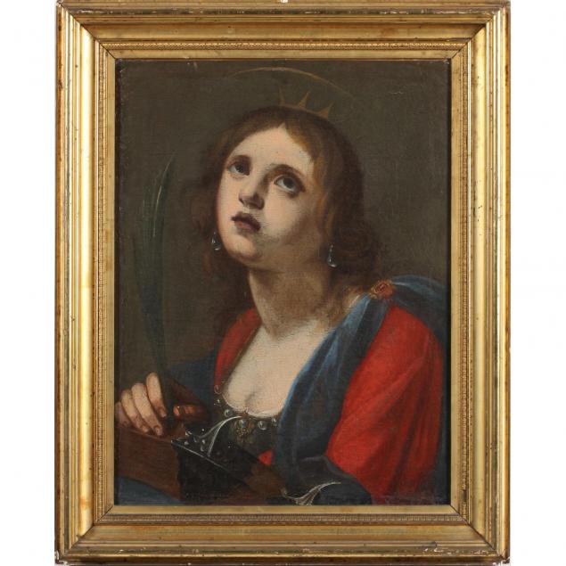 old-master-school-painting-of-a-female-saint