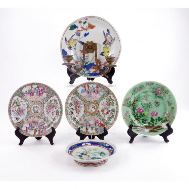 five-chinese-porcelain-plates