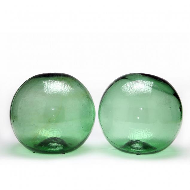 two-large-glass-bouys
