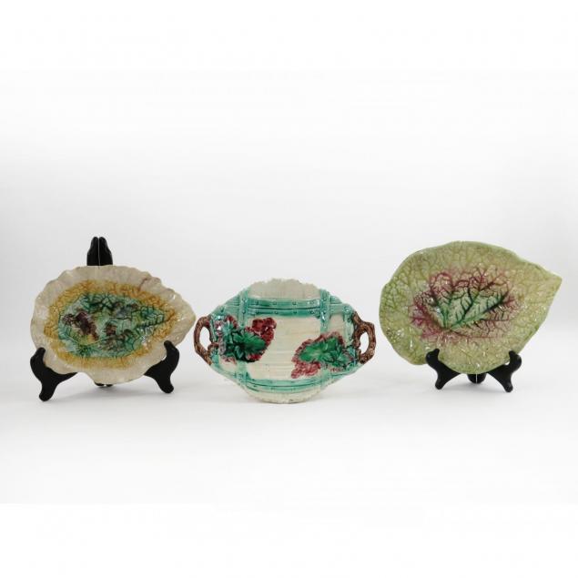 5-majolica-leaf-dishes