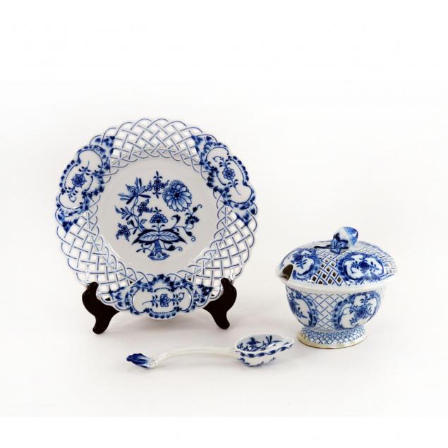 two-meissen-reticulated-porcelain-items