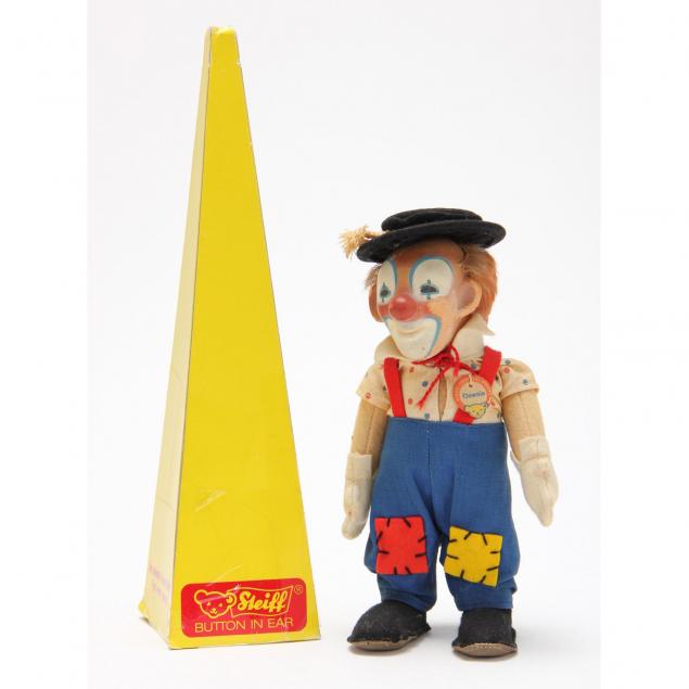 steiff-doll-clownie-and-steiff-kiosk