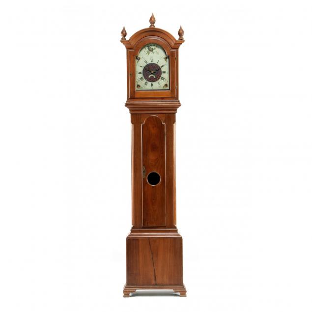 important-salem-nc-tall-case-clock