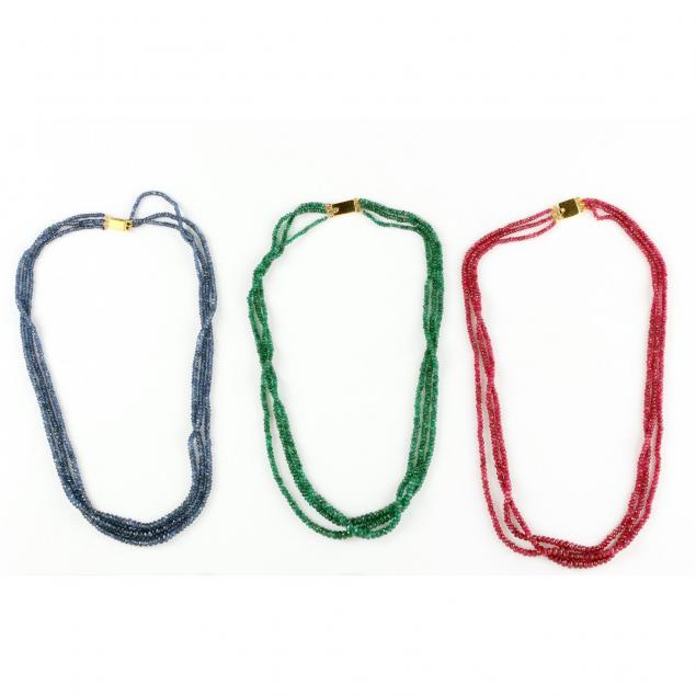 three-multi-strand-gem-necklaces