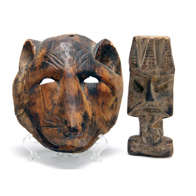 two-pre-columbian-style-antique-wooden-carvings