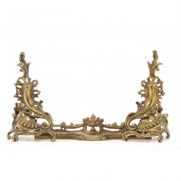 french-rococo-brass-chenets