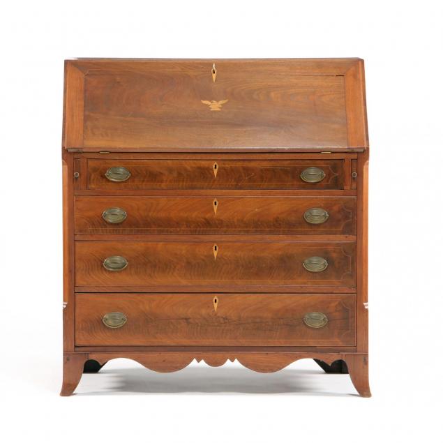 american-federal-slant-front-inlaid-desk