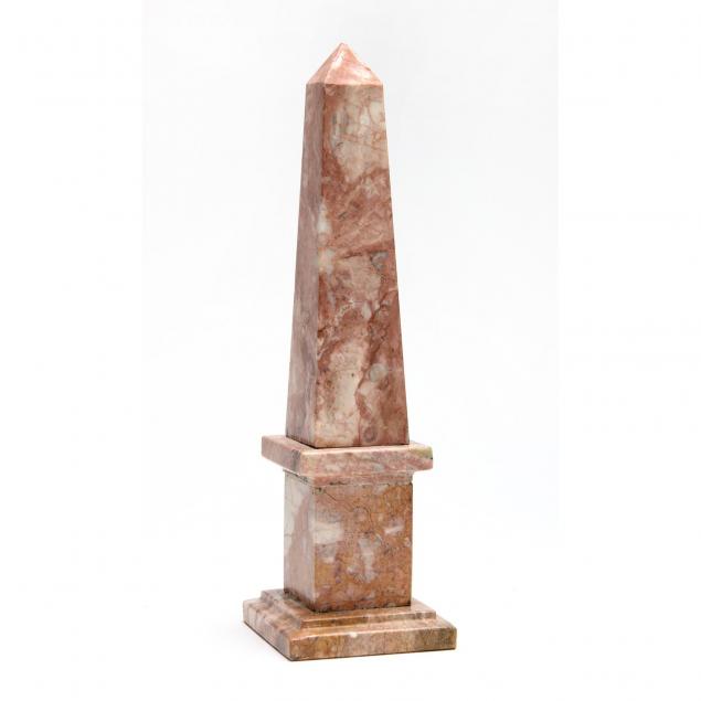 antique-rouge-marble-obelisk