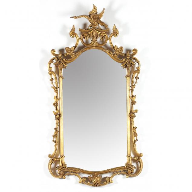 chinese-chippendale-style-gilt-wall-mirror