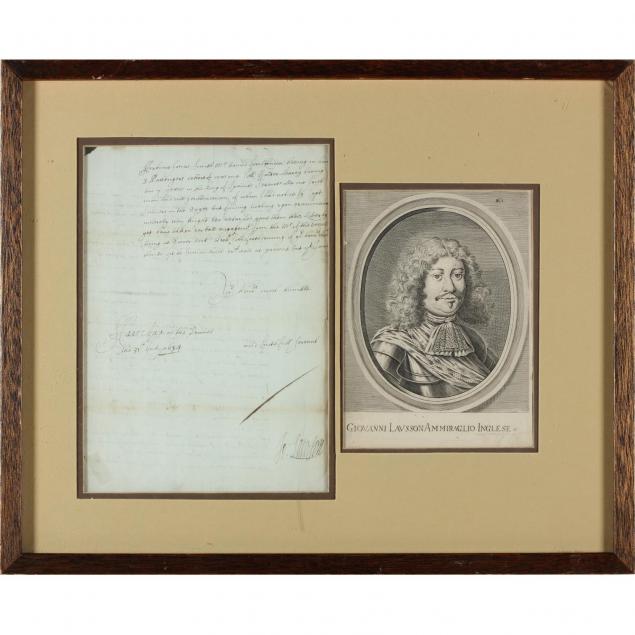 rare-letter-signed-by-admiral-sir-john-lawson-circa-1615-1665