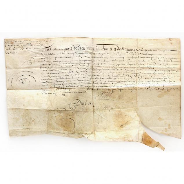 louis-xiv-of-france-document-signed