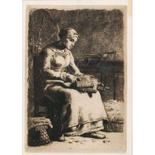 jean-frana-ois-millet-fr-1814-1875-i-la-cardeuse-woman-carding-wool-i
