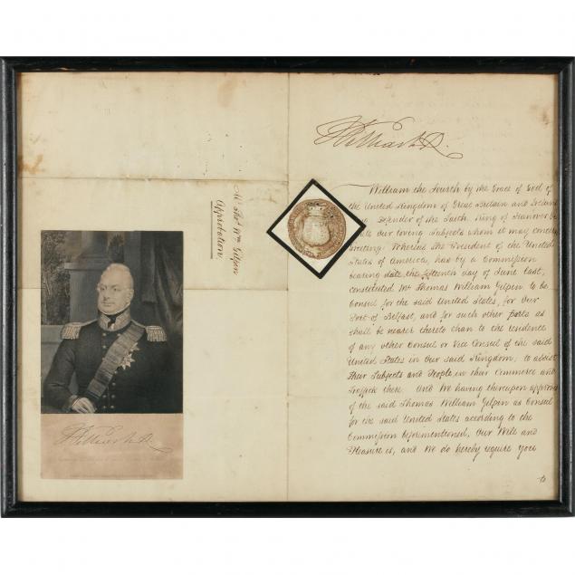 william-iv-of-great-britain-manuscript-document-signed