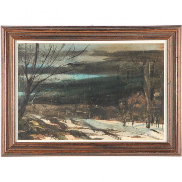 larry-stratton-ny-20th-century-winter-landscape