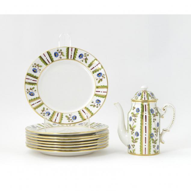 italian-dinner-plates-coffee-pot-for-tiffany-co