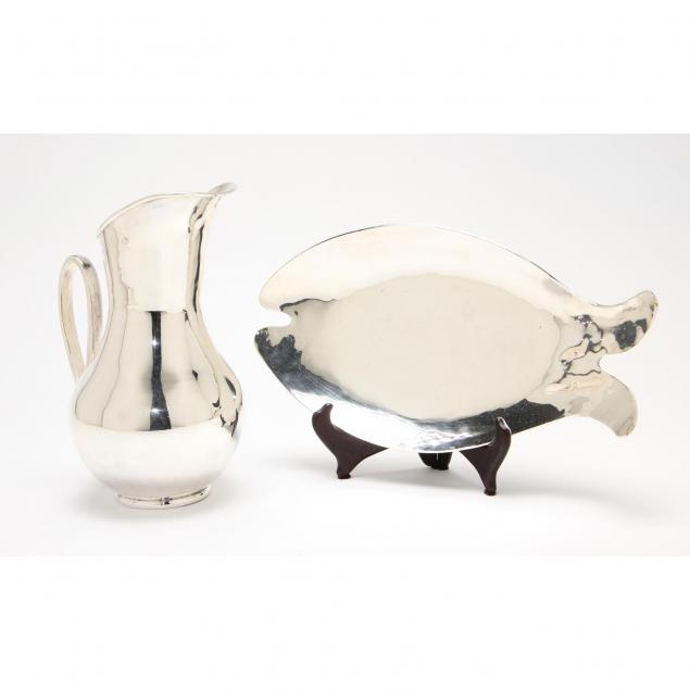 modernist-mexican-silverplate-pitcher-dish