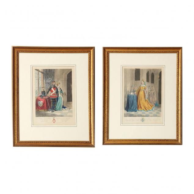 two-handcolored-lithographs-of-english-royalty