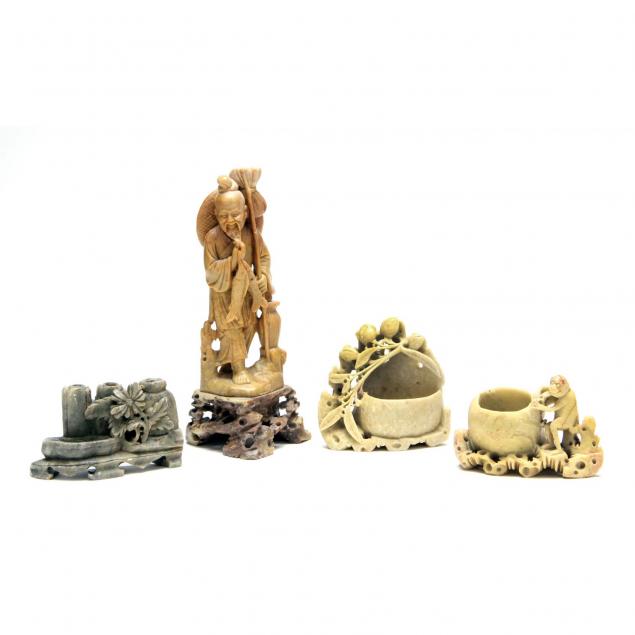 group-of-chinese-carved-stone-items