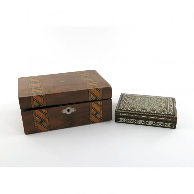 two-inlaid-boxes-and-vintage-keys
