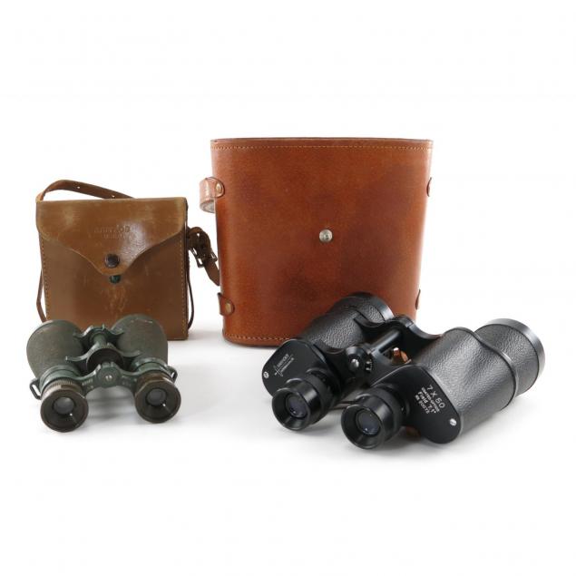 two-vintage-pair-of-binoculars