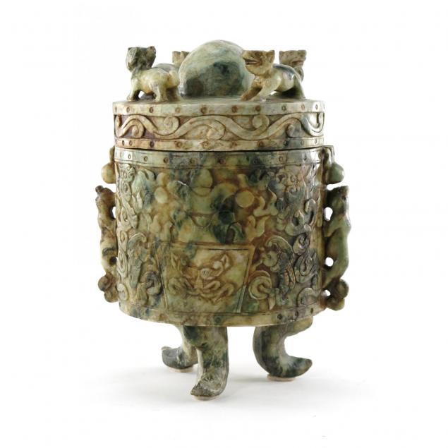 carved-stone-lidded-vessel
