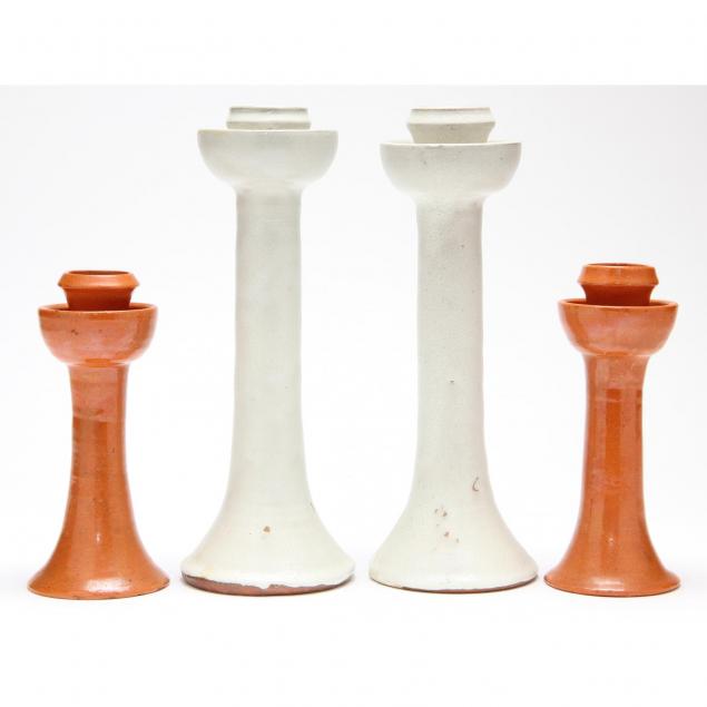 two-pair-of-candlesticks-ben-owen-master-potter