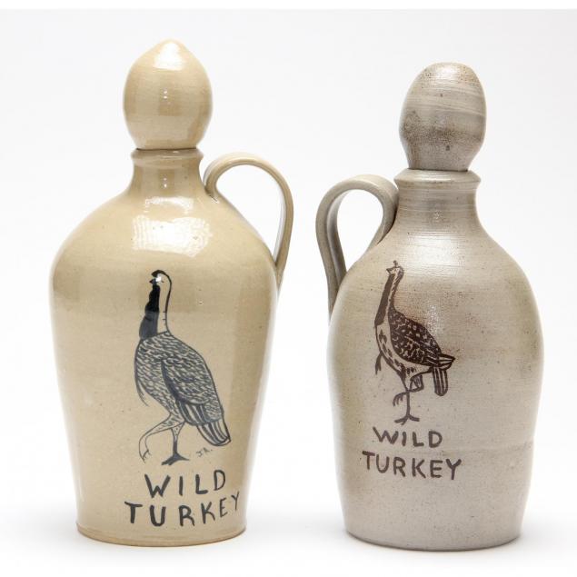 two-wild-turkey-jugs-r-emmit-albright