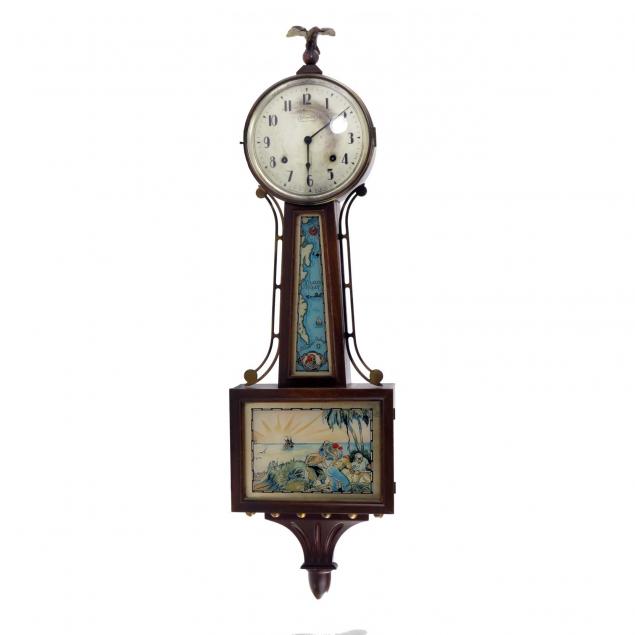 ingraham-treasure-island-banjo-wall-clock