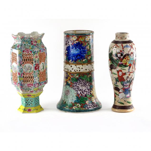 three-asian-porcelain-objects