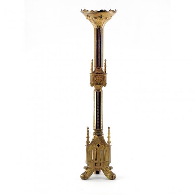 gothic-revival-tall-candlestick