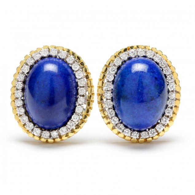 18kt-lapis-and-diamond-ear-clips