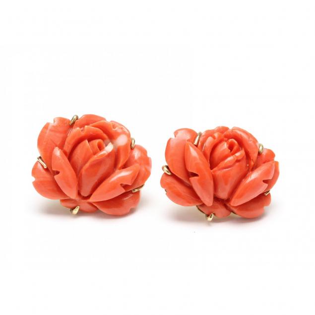 14kt-carved-coral-earrings