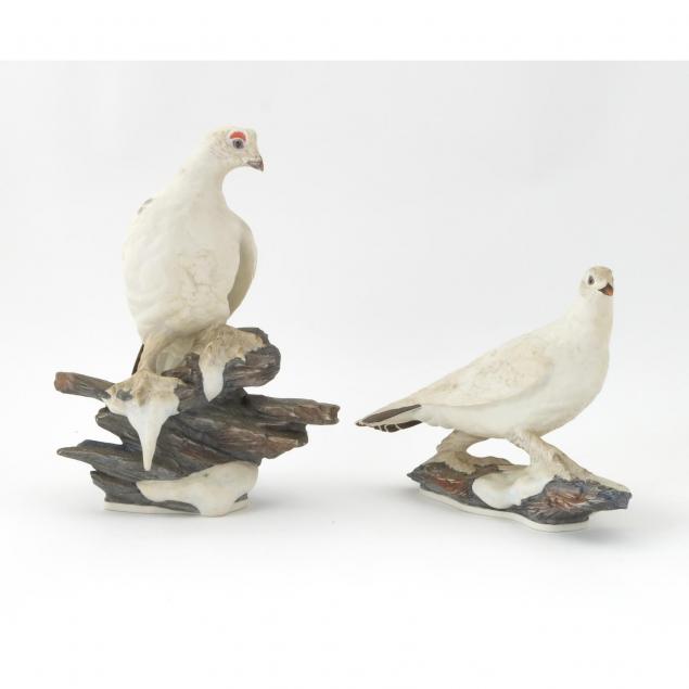 boehm-porcelain-pair-of-ptarmigan