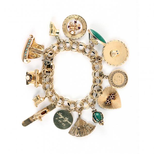 14kt-gold-charm-bracelet-with-charms