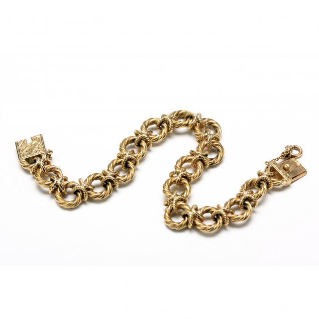 vintage-18kt-gold-bracelet