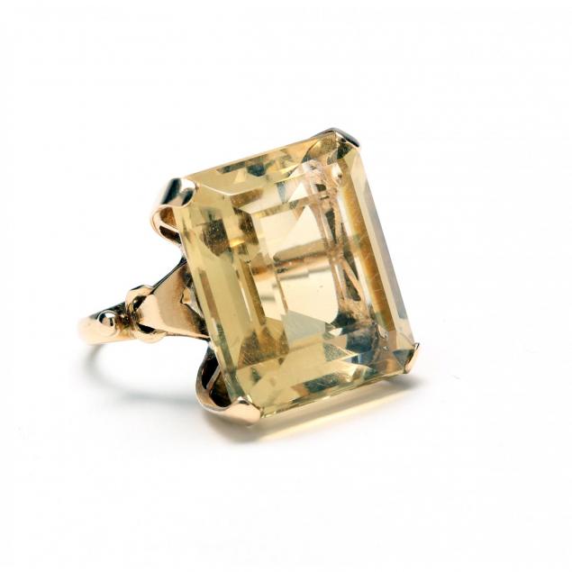 vintage-18kt-gold-citrine-ring