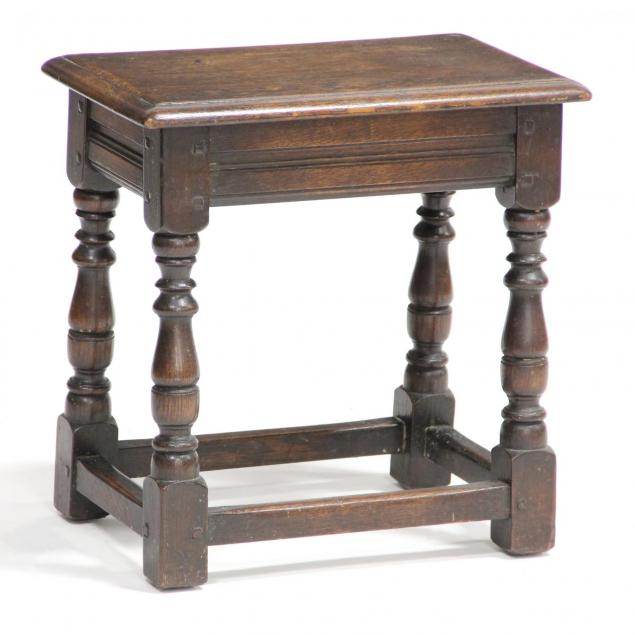 william-and-mary-style-joint-stool