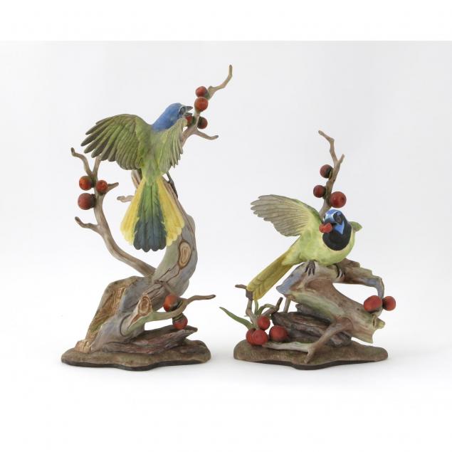 boehm-porcelain-pair-of-green-jays-figurals