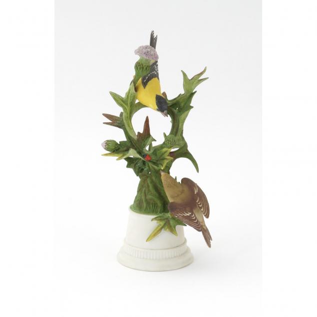 boehm-porcelain-goldfinches-double-figural