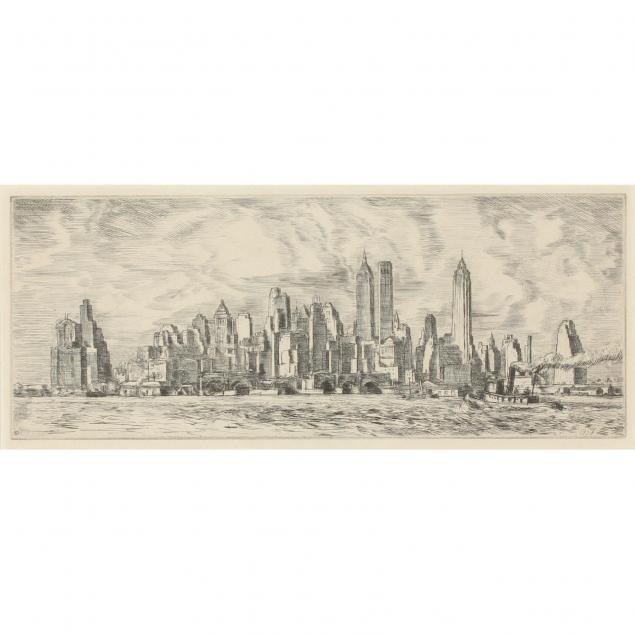 reginald-marsh-am-1898-1954-i-n-y-skyline-i